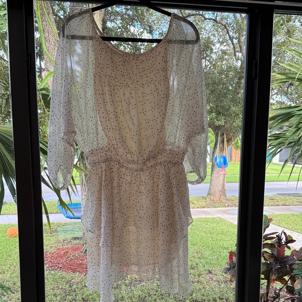 Sheer Polka Dot Dress
